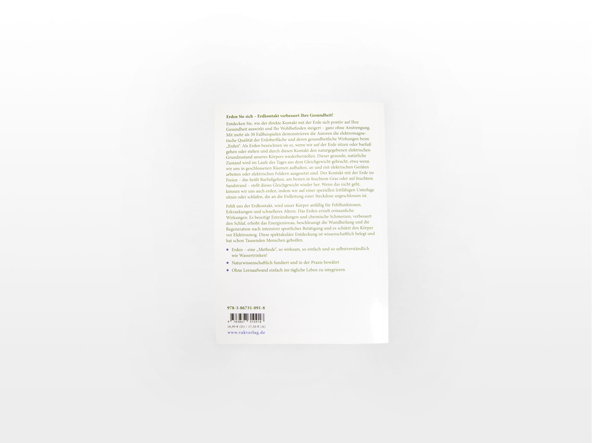 Buch "Earthing - Heilendes Erden" Gesund und voller Energie mit Erdkontakt – Bild 2